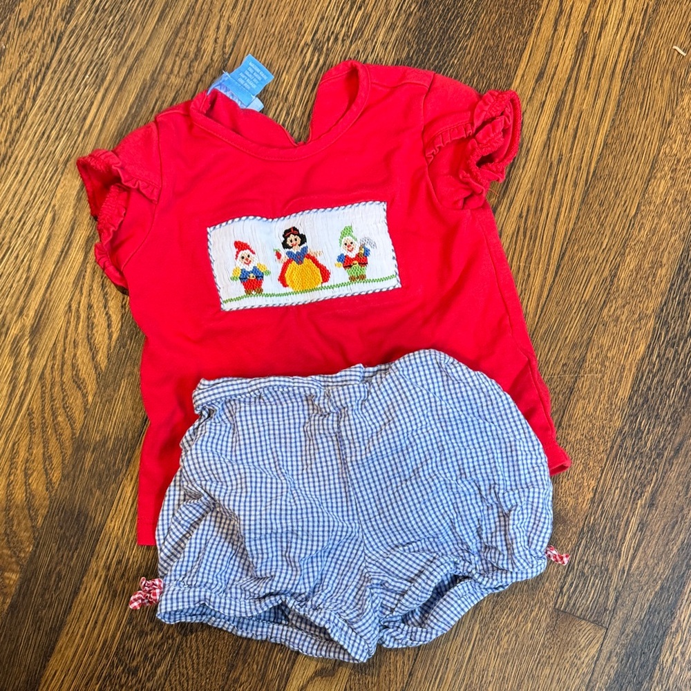 Anavini diaper set with Snow White detail